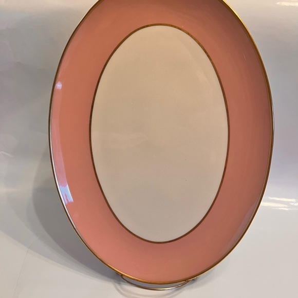 Pink with gold trim Flintridge china set - Picture 2 of 6